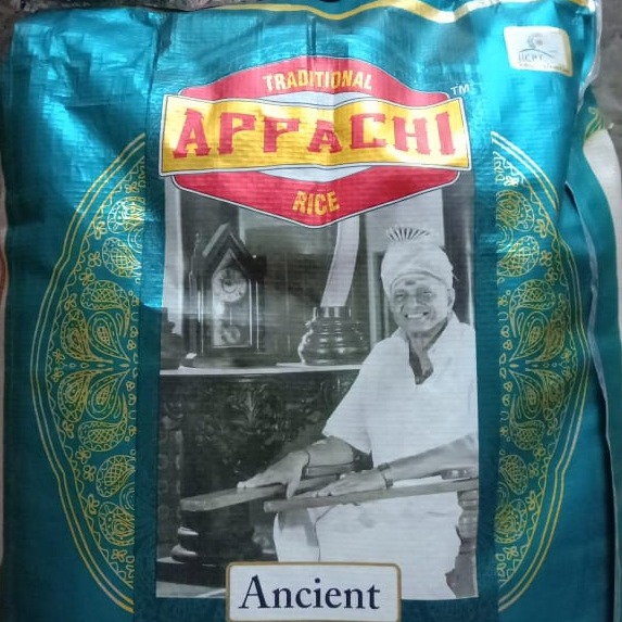 Appachi Ancient Premium Quality Boiled Whole Sona Masoori Rice 10 kgs